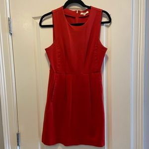 Red Madewell mini jersey dress